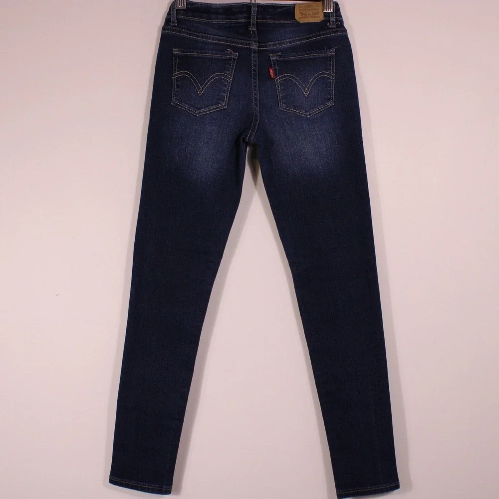 Levis 710 Super Skinny Jeans Girls‎ 12 Reg Denim Casual Adjustable Waist 24x26